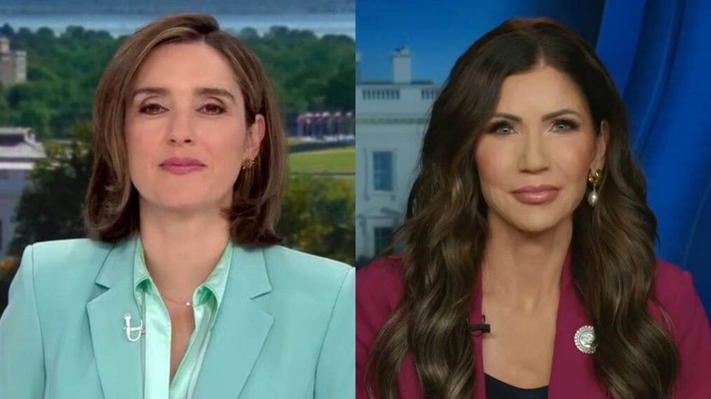 Margaret Brennan on 'Face the Nation,' August 25, 2025; Kristi Noem on 'Face the Nation,' August 31, 2025.