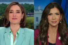 Margaret Brennan on 'Face the Nation,' August 25, 2025; Kristi Noem on 'Face the Nation,' August 31, 2025.