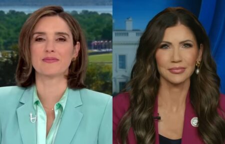 Margaret Brennan on 'Face the Nation,' August 25, 2025; Kristi Noem on 'Face the Nation,' August 31, 2025.