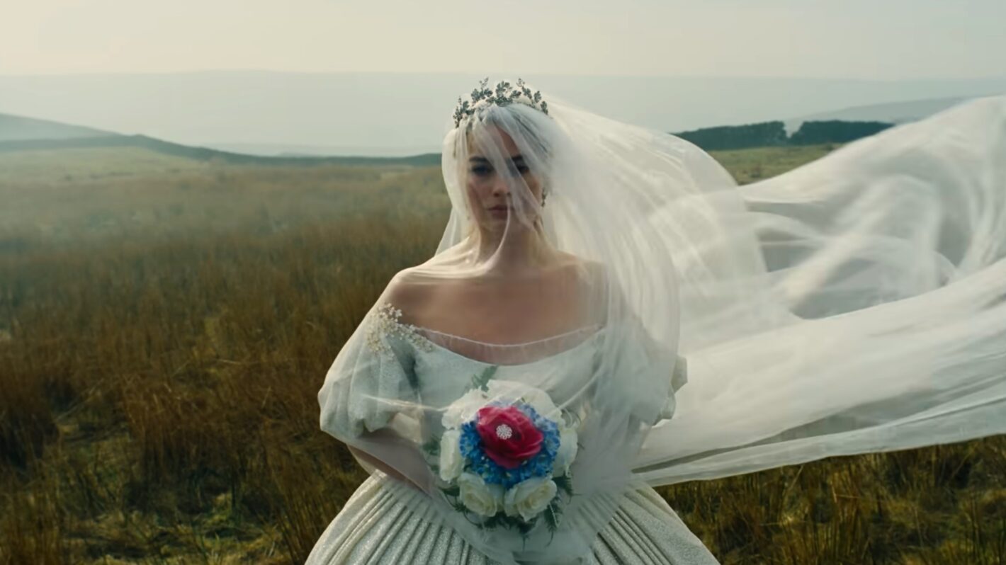 Margot Robbie as Catherine in Wuthering Heights