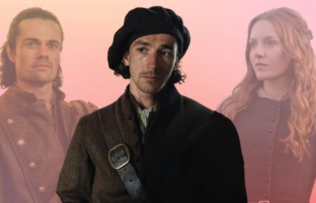 Jamie Roy, Rory Alexander and Harriet Slater on 'Outlander: Blood of My Blood'