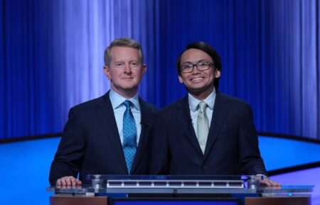 (left) Ken Jennings with (right) 