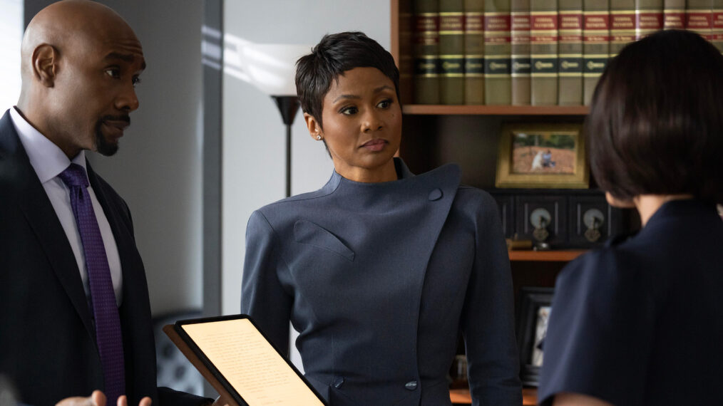 REASONABLE DOUBT - “Encore” - The verdict for Shanelle’s case comes back. Jax and Lewis have to figure out what their future looks like. (Disney/Crystal Power) MORRIS CHESTNUT, EMAYATZY CORINEALDI