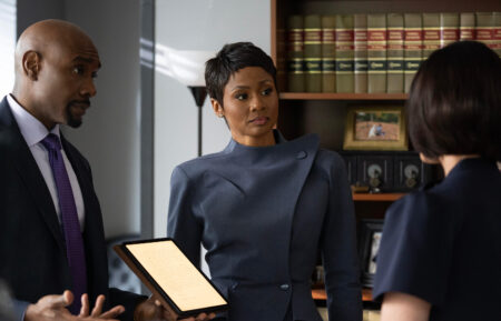 REASONABLE DOUBT - “Encore” - The verdict for Shanelle’s case comes back. Jax and Lewis have to figure out what their future looks like. (Disney/Crystal Power) MORRIS CHESTNUT, EMAYATZY CORINEALDI