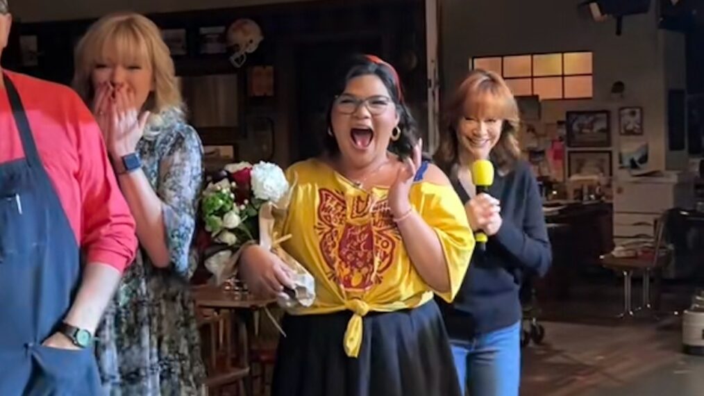Reba McEntire surprises Belissa Escobedo with Niall Horan birthday message, NBC TikTok, September 18, 2025.