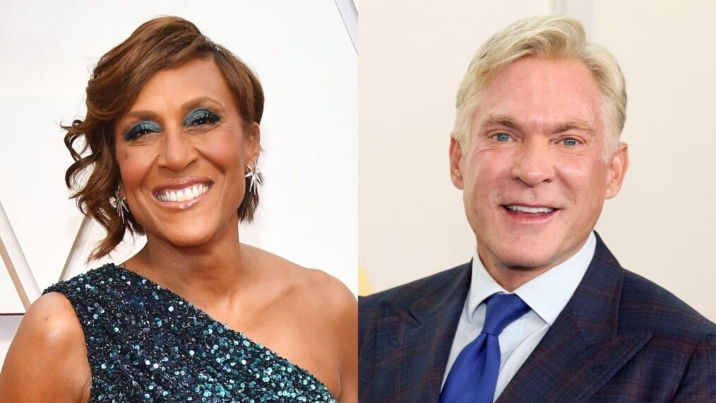 Robin Roberts in February 2020; Sam Champion in March 2024.