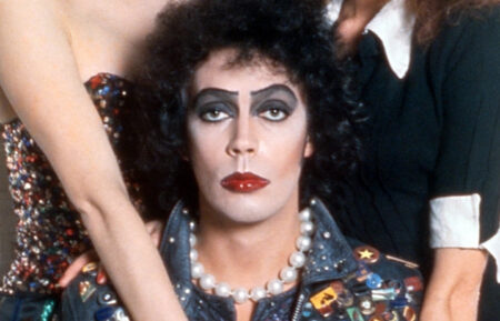THE ROCKY HORROR PICTURE SHOW, from left: Nell Campbell, Tim Curry, Patricia Quinn, 1975. TM & Copyright ©20th Century Fox. All rights reserved. / Courtesy Everett Collection