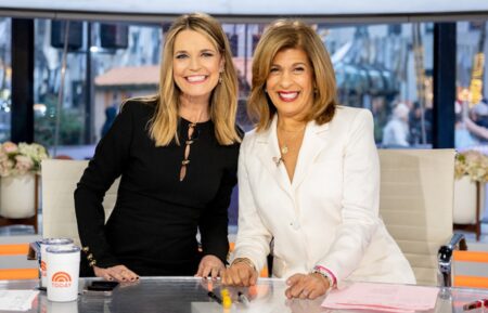 Savannah Guthrie and Hoda Kotb on the January 10, 2025, episode of NBC's 'Today.'