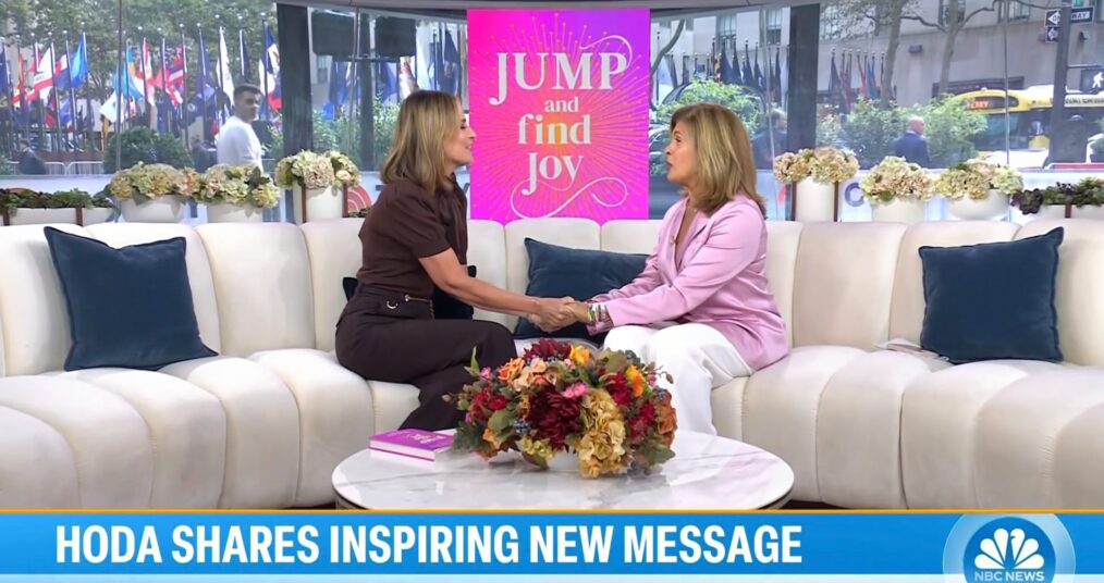 Savannah Guthrie and Hoda Kotb on the September 23, 2025, episode of NBC's 'Today.'