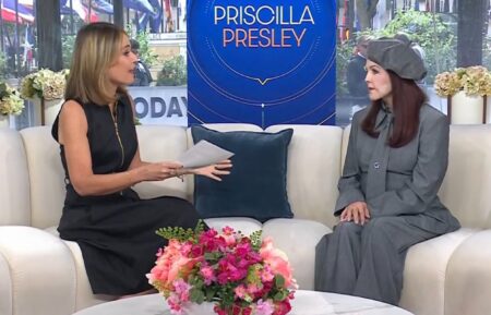 Savannah Guthrie and Priscilla Presley on the September 22, 2025, episode of NBC's 'Today.'