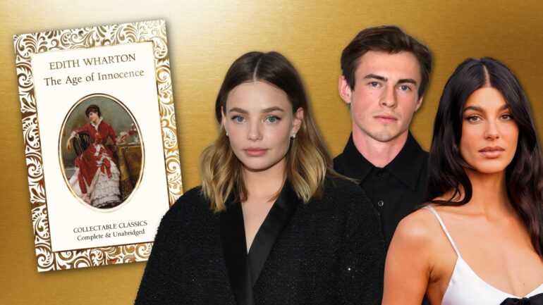 'Age of Innocence' by Edith Wharton cover, Kristine Froseth, Ben Radcliffe, Camila Marrone