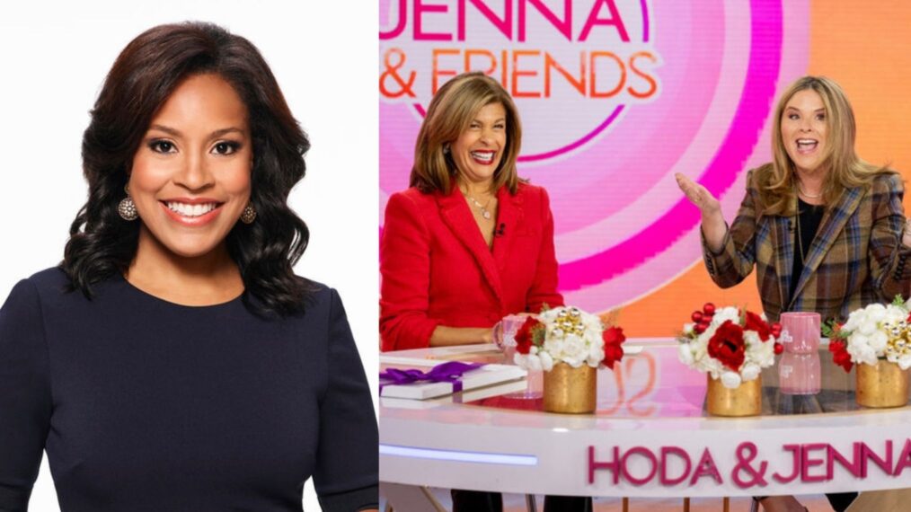 Sheinelle jones, third hour of 'Today' key art; Hoda Kotb and Jenna Bush Hager on NBC's 'Today With Hoda & Jenna,' January 6, 2025.