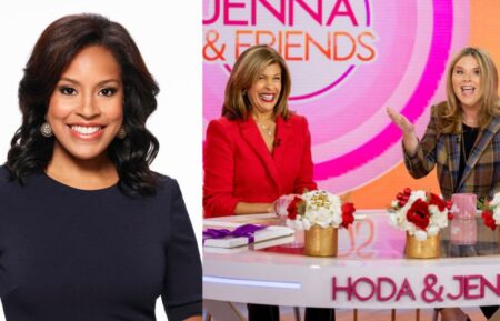 Sheinelle jones, third hour of 'Today' key art; Hoda Kotb and Jenna Bush Hager on NBC's 'Today With Hoda & Jenna,' January 6, 2025.