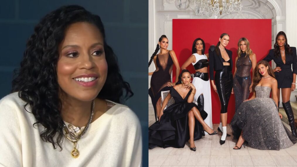 Sheinelle Jones on the September 26, 2025, episode of NBC's 'Today With Jenna & Friends'; 'The Real Housewives of New York City' Season 15 key art, Bravo, Racquel Chevremont, Sai De Silva, Jessel Taank, Jenna Lyons, Erin Lichy, Brynn Whitfield, Ubah Hassan.