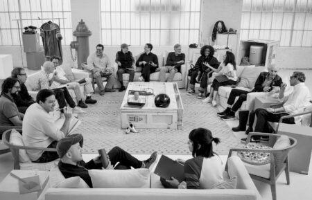 Clockwise from the top - Director Josh Greenbaum, Bill Pullman, Keke Palmer, Daphne Zuniga, George Wyner Jeb Brody (Producer), Taylor Stuewe (Associate Producer) Austin Lee (Associate Producer), Benji Samit (Writer), Dan Hernandez (Writer), Adam Merims (Line Producer/EP), Anthony Carrigan Lewis Pullman, Josh Gad, Rick Moranis.