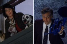 Josh Radnor and Cobie Smulders as Ted and Robin in How I Met Your Mother