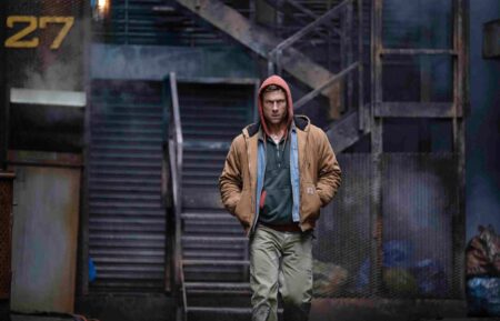 THE RUNNING MAN, Glen Powell, 2025. ph: Ross Ferguson / © Paramount Pictures / courtesy Everett Collection