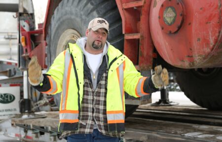 Todd Dewey on Season 9 of History Channel's 'Ice Road Truckers,' 2015.