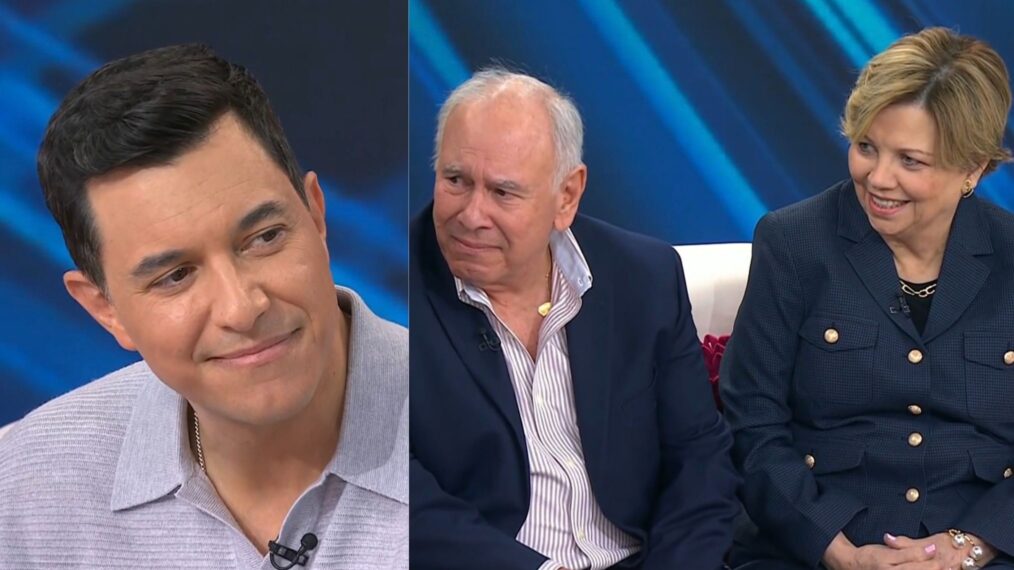 Tom Llamas, Luis Llamas, and Lisette Llamas on the September 18, 2025, episode of NBC's 'Today With Jenna & Friends.'