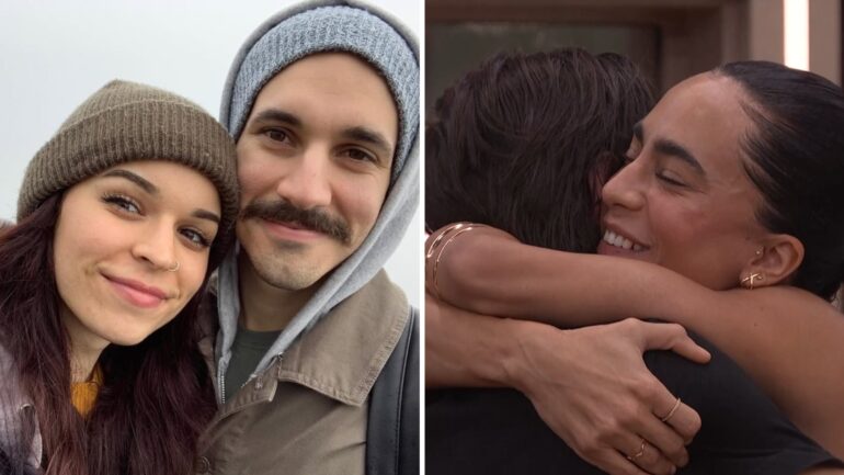 Vince Panaro from Big Brother and his girlfriend Kelsey, Vince Panaro and Morgan Pope from Big Brother