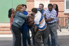 Lisa Ann Walter, Chris Perfetti, and Jerry Minor in 'Abbott Elementary' Season 5