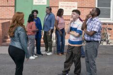 Lisa Ann Walter, Chris Perfetti, and Jerry Minor in 'Abbott Elementary' Season 5