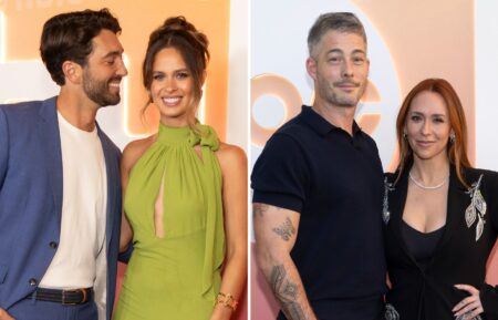 Joey Graziadei and Kelsey Anderson, Brian Hallisay and Jennifer Love Hewitt at ABC's End of Summer Soiree event