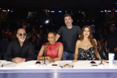 Semi-Final Episode 2018 -- Pictured: (l-r) Howie Mandel, Mel B, Simon Cowell, Sofia Vergara