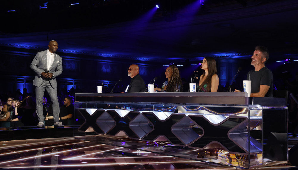 AMERICAS GOT TALENT -- The Final Episode 2020 -- Pictured: (l-r) Terry Crews, Howie Mandel, Mel B, Sofia Vergara, Simon Cowell