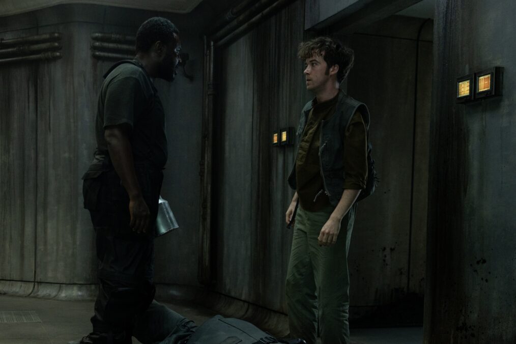Babou Ceesay and Alex Lawther in 'Alien: Earth' Season 1