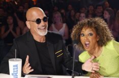 Howie Mandel and Mel B in 'America's Got Talent'