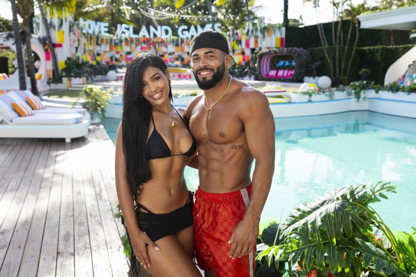 Andreina Santos and Johnny Middlebrooks of 'Love Island Games' Season 2