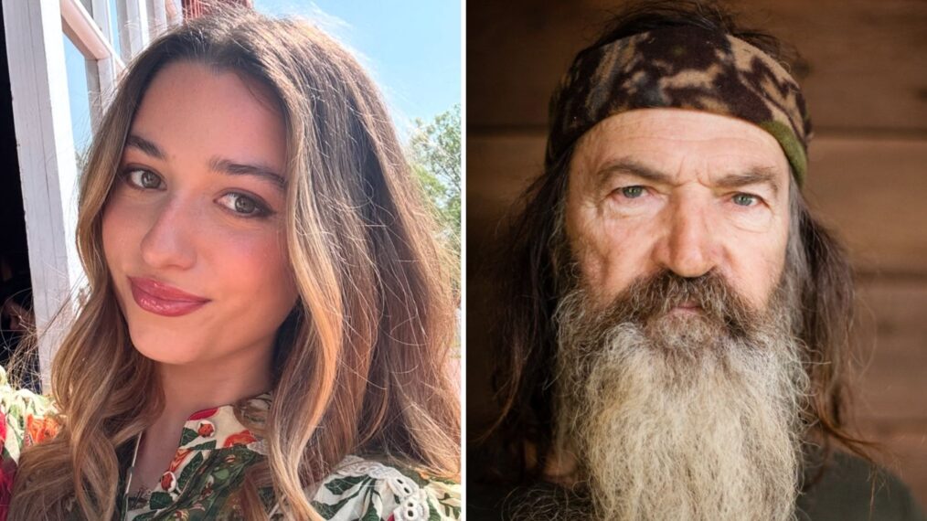 Bella Robertson and Phil Robertson