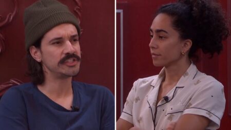 "Big Brother" contestant Vince Panaro and Morgan Pope on Season 27, Episode 32