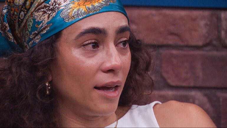 Morgan Pope crying on "Big Brother" Season 27, episode 31