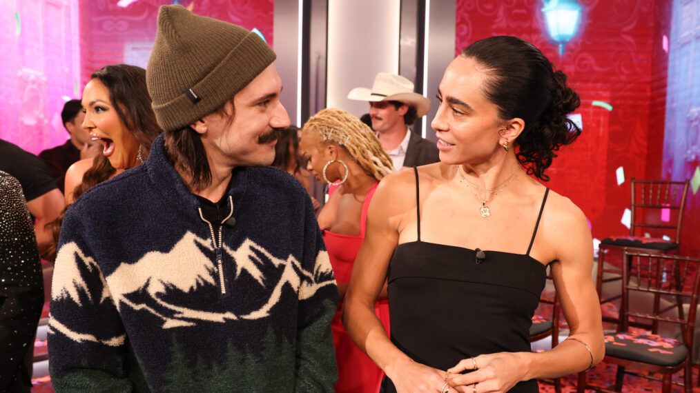 Vince Panaro and Morgan Pope during the 'Big Brother' Season 27 finale