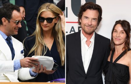 Jude Law and Phillipa Coan during the **** against **** on day eleven of the Wimbledon Lawn Tennis Championships at the All England Lawn Tennis and Croquet Club on July 8, 2016 in London, England; Jason Bateman and Amanda Bateman attend YES Scholars 25th Anniversary Gala on September 04, 2025 in Los Angeles, California.