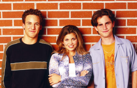 BOY MEETS WORLD, from left: Ben Savage, Danielle Fishel, Rider Strong, 1997, 1993-2000. ph: Craig Sjodin / TV Guide /© ABC / Courtesy Everett Collection