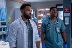 John Clarence Stewart as Dr. Anthony Thorne, Spence Moore II as Dr. Jacob Nash — 'Brilliant Minds' Season 2 Premiere 'Phantom Hook'