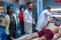 Ashleigh LaThrop as Dr. Ericka Kinney, Aury Krebs as Dr. Dana Dang, Zachary Quinto as Dr. Oliver Wolf, John Clarence Stewart as Dr. Anthony Thorne, Duke Davis Roberts as Tommy — 'Brilliant Minds' Season 2 Premiere 'Phantom Hook'