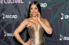 Cardi B arrives at the 2025 ASCAP Rhythm & Soul Awards at Four Seasons Hotel