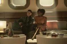 Melissa Navia as Ortegas and Celia Rose Gooding as Uhura in season 3, Episode 10 of Strange New Worlds