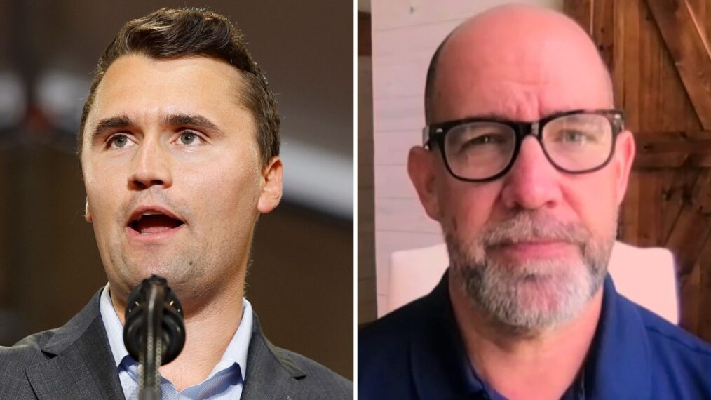 Charlie Kirk and Matthew Dowd
