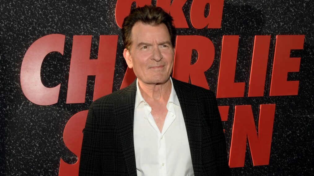 Charlie Sheen at the 'aka Charlie Sheen' premiere