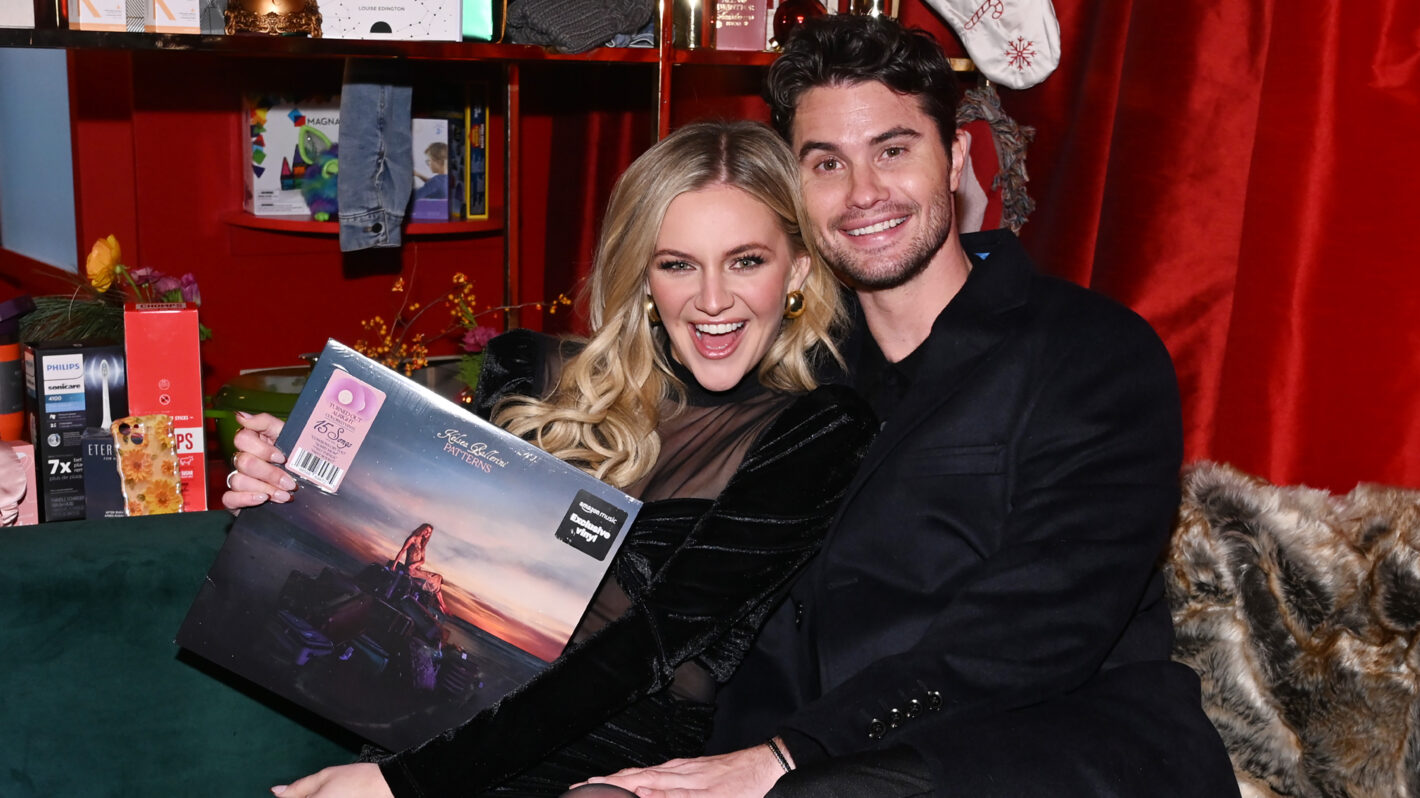 Kelsea Ballerini and Chase Stokes celebrate Amazon's Fourth Annual Holiday Soirée at The High Line Chelsea Market Passage on November 14, 2024