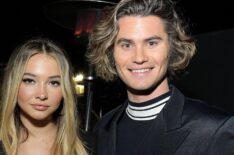 Drew Starkey, Madelyn Cline and Chase Stokes attend the premiere of Netflix's 'I Am Not Okay With This' at The London West Hollywood on February 25, 2020 in West Hollywood, California