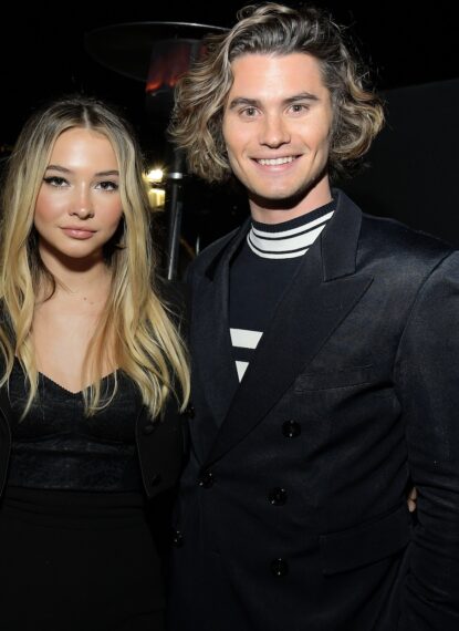 Drew Starkey, Madelyn Cline and Chase Stokes attend the premiere of Netflix's 