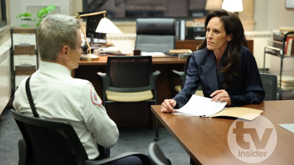 Dermot Mulroney as Pascal and Annabeth Gish as Annette Davis — 'Chicago Fire' Season 14