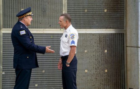 Joel Murray as Commander Devlin, Jason Beghe as Hank Voight — 'Chicago P.D.' Season 13 Premiere 