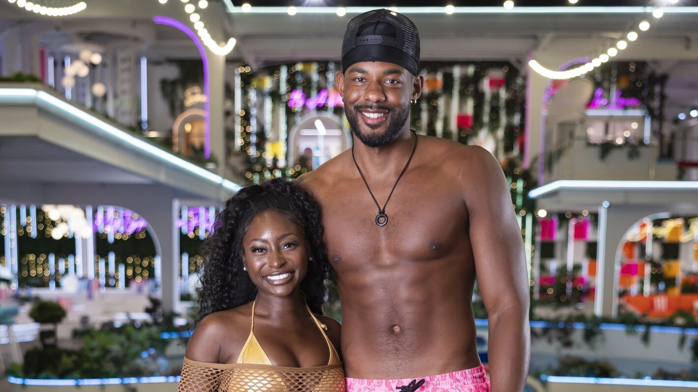 LOVE ISLAND GAMES -- Episode 204 -- Pictured: (l-r) Kay Kay Gray, USA; Christopher Seeley, USA